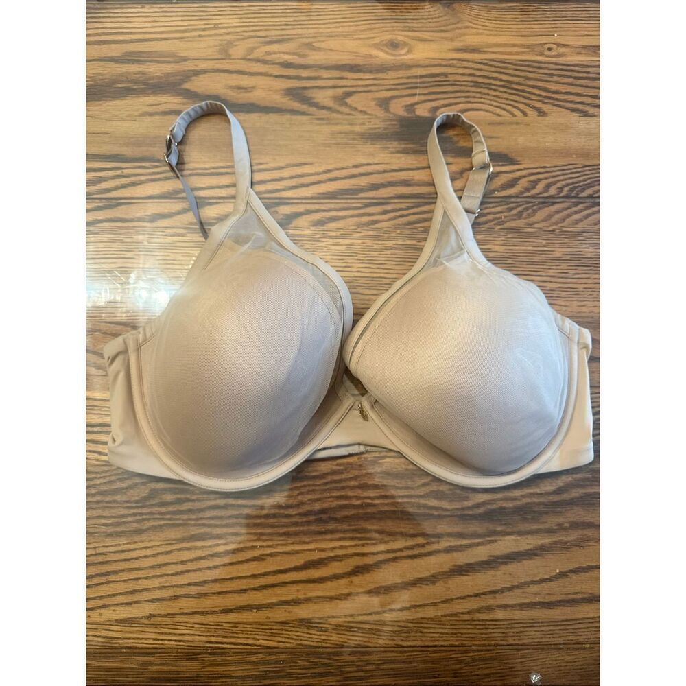 Thirdlove Womens‎ nude tan Padded Underwire 24/7 Classic Contour Plunge Bra Size